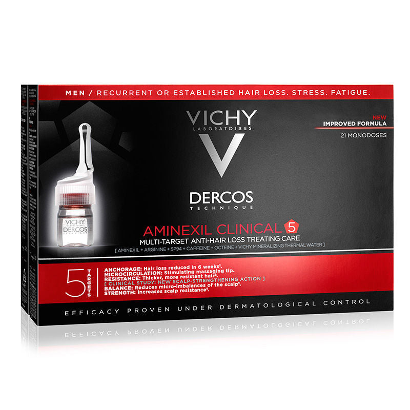Vichy Aminexil Clinical 5 Men Dökülme Karşıtı Saç Serumu 21 × 6 ml